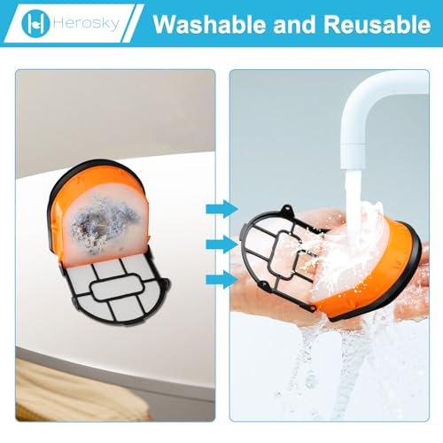 WD161 Roller and Filter For Shark HydroVac MessMaster Wet Dry Vacuum by Herosky - Used condition - Image 5