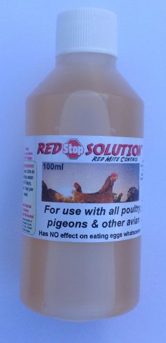 100ml Red Stop Solution Red Mite Control for Chickens Poultry Birds Hatching eggs