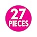 Barbie Rainbow Sparkle 12.75-inch Deluxe Styling Head, 27-pieces, Blonde Hair, Kids Toys for Ages 3 Up by Just Play