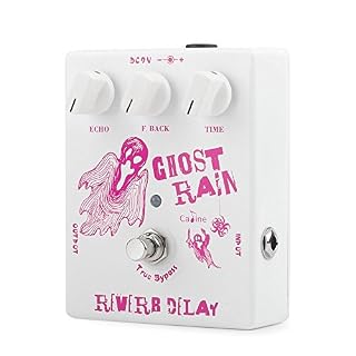 Caline Cp-41 Ghost pluie Reverb Delay Pédale d’effets - Les Beatles, Paul McCartney, John Lennon, RIngo Starr, George Harrison Caline Cp-41 Ghost pluie Reverb Delay Pédale d'effets – Image 3