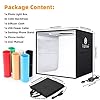 Lightdow-Light-Box-Photography-Shooting-Light-Tent-16x1612-with-Adjustable-Brightness-Portable-Foldable-Light-Box-Upgrade-Professional-Photo-Llight-with-3-LED-Light-Dimming Lightdow Light Box Photography Shooting Light Tent 16"x16"12" with Adjustable Brightness Portable Foldable Light Box Upgrade Professional Photo Llight with 3 LED Light Dimming