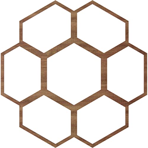 Image of Ekena Millwork 26 inchOD x 9 1 /8 inchID x 3 /8 inchT Florin Wood Fretwork Pierced Ceiling Medallion, Walnut