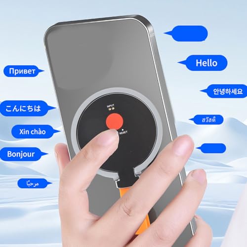 Traductor de voz instantáneo ideal para viajes internacionales y reuniones 3