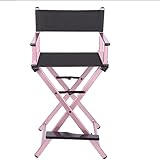 Tragbarer Aluminium-Make-up-Stuhl, faltbar und leicht, einfach zu verstauen, ideal für Veranstaltungen im Freien, professionelle Make-up-Künstlerausrüstung, reisefreundliches Design