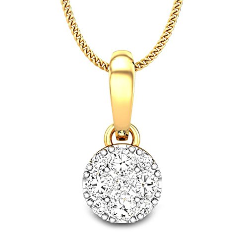 Candere By Kalyan Jewellers Gold and Diamond Pendant for Women
