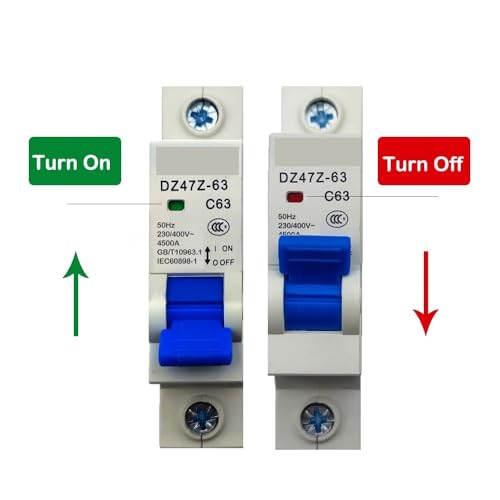Interruptor de aire doméstico con corte automático disyuntor 1P mini 32A 4
