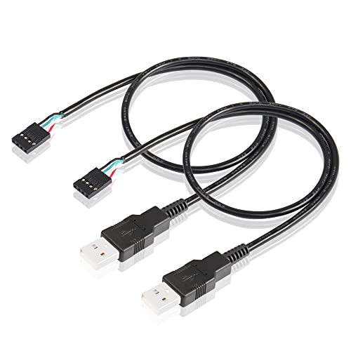 F01S USB Header Auf USB-C Adapterkabel – 5-Pin Buchse Zu USB-C Stecker, 50 Cm, Für Motherboard Stromversorgung & Daten