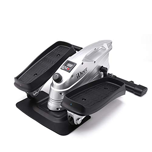 IDEER LIFE Under Desk Elliptical Trainers,Pedal Exerciser Elliptical Stepper Machine,Mini Quiet Cycle Exercise