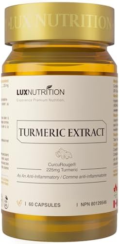 Turmeric Supplements 4500MG-HIGH POTENCY CurcuRouge® Turmeric Cur...