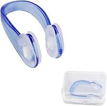 Nose Plug, Nose Clip, Swimming, Set of 1, Blue, Silicone, Reusable, Lightweight, Small, Beginners, Pool, Gym, Backstroke, Quick Turn, Swim Accessory, Unisex