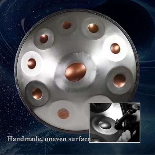 Handpan ORANGES D Minor 9 Notas Acero 22 Pulgadas miniatura 6