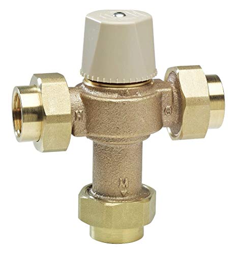 Watts - LFMMV-M1-UT - 3/4 Union Inlet Type Thermostatic Mixing Valve,No Lead Copper Silicon Alloy...