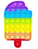 NF ROADTOLOVE Pop it Fidget Toy - Push Pop it Juguete Antiestrés para niños - Push Pop Fidget Juguetes Antiestres - Juguetes Antiestrés Niños Bubble Push , Helado.