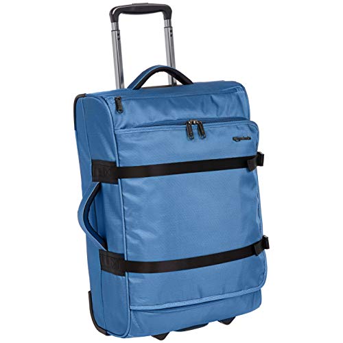 Amazon Basics Francis Wheeled Duffel, Blue