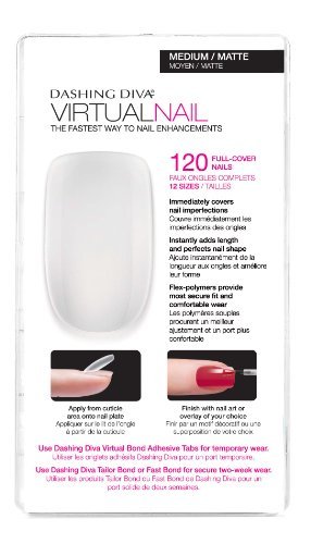 Dashing Diva - Virtual Nail - Medium / Matte - 120ct by Dashing Diva