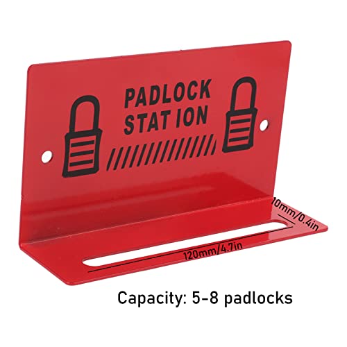 Station de gestion de cadenas murale en acier pour consignation de sécurité
