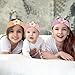 CAVETEE 6 PCS Flower Headband for Baby Girls, Cute Toddler Hair Band Soft & Elastic Hair Accessories for Girls