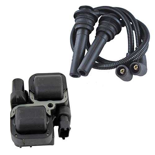 Rmstator Replacement For Kit External Ignition Coil + Spark Plug Cap Polaris Rzr 900 / Rzr 900 S/Rzr 4 900 / Rzr 1000 Xp/Rzr 4 1000 Xp 2014-2017 #TOP7