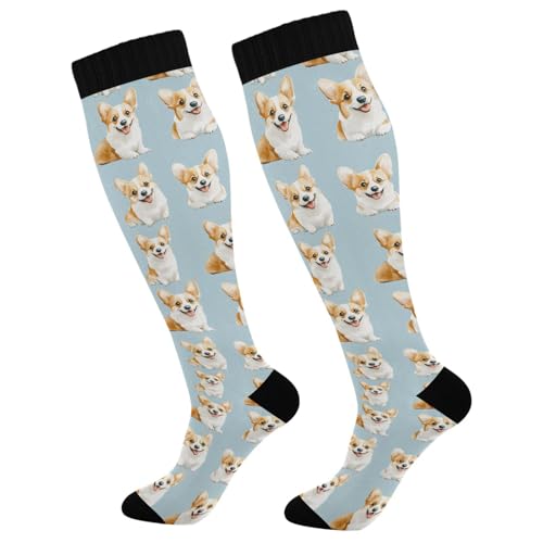 Image of Pigsaly Ceramic Mugs Coffee Cups Womens Knee High Socks Love Compression Socks Athletic Tube Sock Outdoor Sport Socks