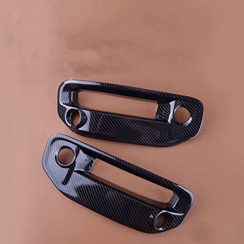 Couvercles phares antibrouillard avant en plastique ABS style carbone pour Ram 1500