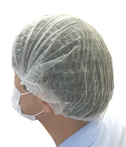 アイソレーションヘアキャップ ギャザーキャップ 200枚(100枚×2パック)使い切りキャップ 不織布 コンパクトサイズ ヘアキャップ 使い捨てキャップ 割烹 工場 介護 診療用