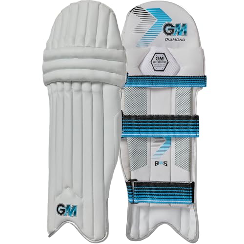 Coussinets de frappe de cricket junior droitier 34,9 cm GM