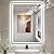 STARLEAD 28"x36" LED-Bathroom-Mirror-with-Lights, Wall-Mounted with Bluetooth, Anti-Fog, 3 Color Temperature Dimmable Brightness, Waterproof, Tempered Glass, Frontlit & Backlit, Black Frameless