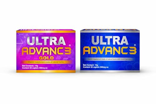 Ultra Advance Gold & Blue (DUO-PACK)/Organic/All Natural/Vegan/Mexican Import