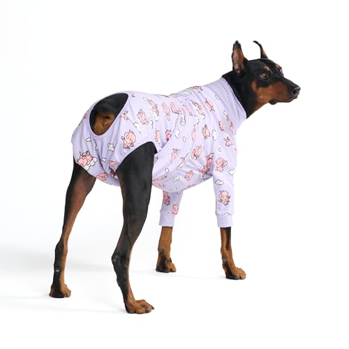 Image of Spark Paws Dog Recovery Suit - Surgical Onesie After Surgery, Male & Female | Full-Body & Belly Coverage Post Spay, Neuter or Abdominal Surgery - a Soft Cone Alternative. Breathable; Fits All Breeds