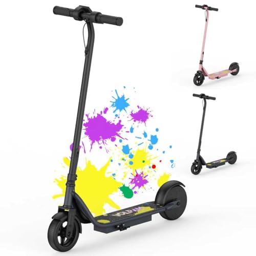 Image of Electric Scooter with 250W Brushless Motor, 10 mph Max Speed, 6.5 inch Solid Tire, 10 Mile Max Range, Dual Brakes