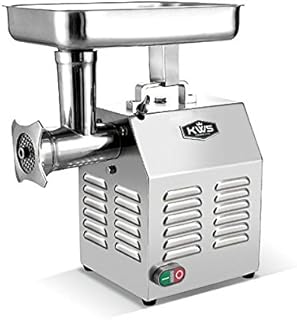 KWS TC-12 Commercial 765W 1HP Electric Meat Grinder Stainless Steel Meat Grinder for Restaurant/deli/ Home