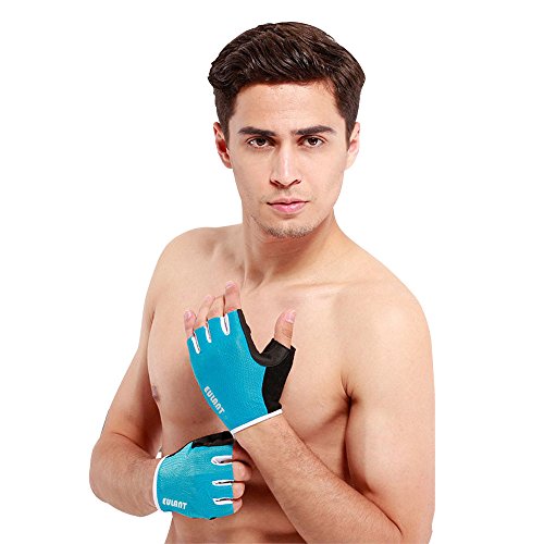 EULANT Unisex Sporthandschoenen Halve Vinger Ademend Maas Fitness handschoenen voor Wielersport Dans Gewichtheffen… - Image 4