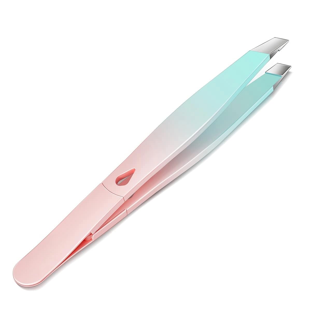 Tweezers,Professional Precision Eyebrow Tweezers for Women and Men, Tweezers for Facial Hair Women, Stainless Steel Slanted Hair Removal Tweezers, Eyebrow Plucker, Ingrown hair tweezers