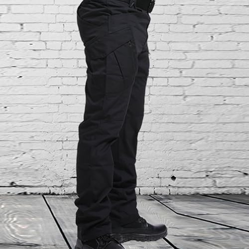 Cargo Pants for Men Outdoor Hiking Tactical Work Pants Multi-Pocket Straight Leg Plus Size Mens Combat Pants4