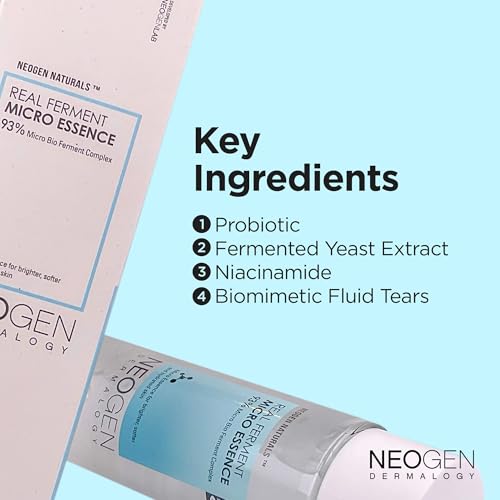NEOGEN DERMALOGY Real Ferment Micro Essence 5.07 Fl Oz (150ml) - 93% Naturally Fermented Facial Essence, Instantly Hydrates and Delivers Healthy Supple Skin - Korean Skin Care - Image 5