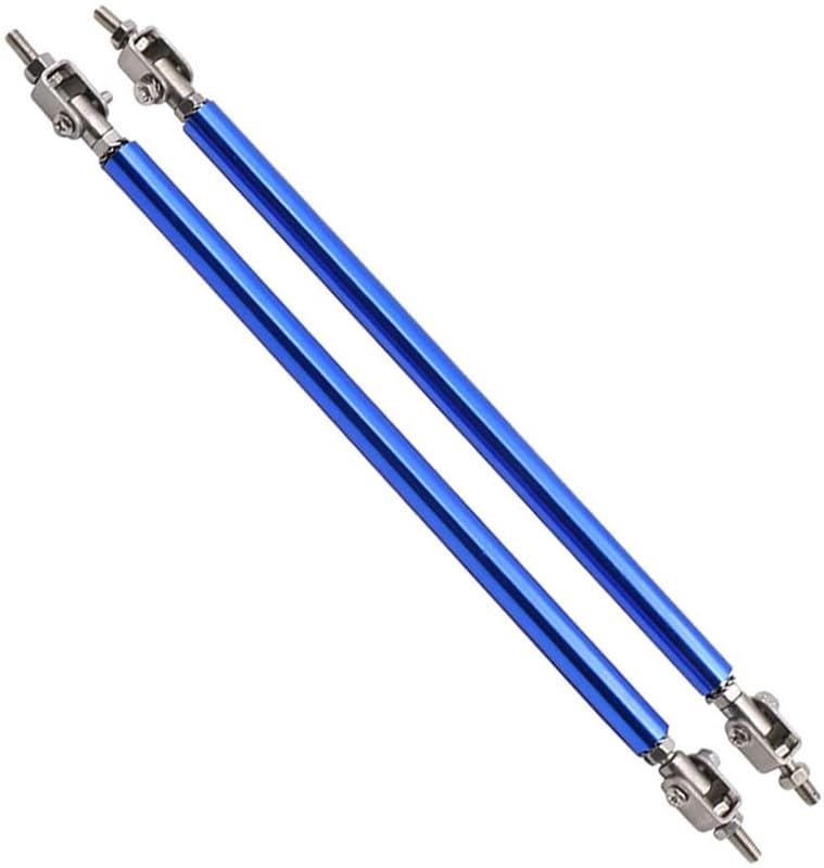 Semaphore 2PCS Adjustable Front Bumper Lip Splitter Strut Rod Tie Support Bars Replacement fit 150mm 5.91" (Blue) Compatible with Volkswagaen Polo