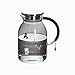 CJshop Jarras de Agua Jarra de Plata con Incrustaciones de Vidrio con Mango Anti-escaldado Jarrafa de Gran Capacidad con Tapa de Acero Inoxidable Tetera de la Tetera Jugo Jugado Jarra de Agua