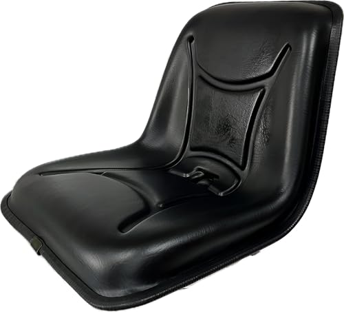 Asiento Cubeta para Tractor, Carro de Golf serie 460 en PVC Negro | Asiento Agrícola, Cortacésped, Tractor, Segadora, Carretilla Elevadora, Máquinas Agrícolas e Industriales