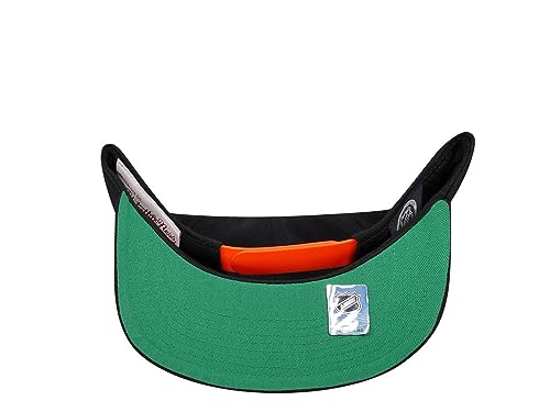 Mitchell & Ness Anaheim Ducks Gorra Snapback Retro Negra Naranja miniatura 3
