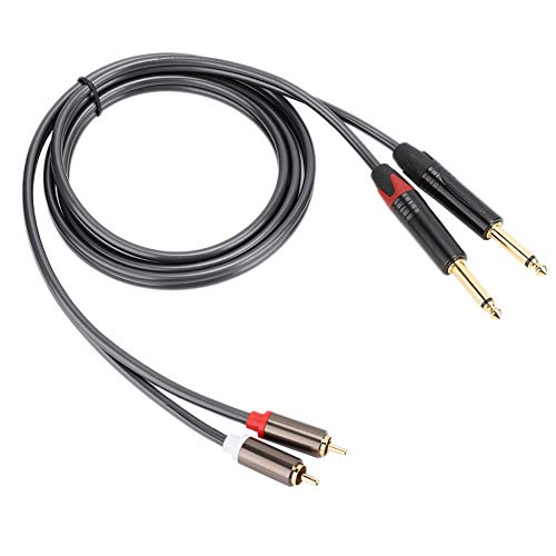 Mono Plu Adapter Cable, Stereo Jack Interconnect Cable miniatura 1