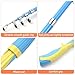 SOUUXIU 51in/130cm Telescopic Fishing Rod for Kids Portable Fiberglass Fishing Pole Lightweight Durable Collapsible Fishing Rod for Children