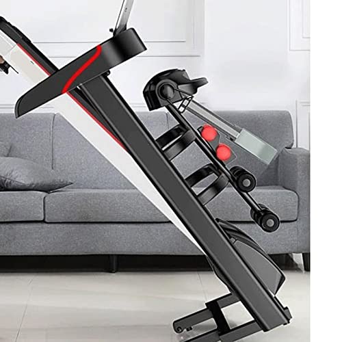 Image of Treadmill Multifunctional Home Fitness Folding Treadmill Treadmill Indoor Sports Equipment (Black)