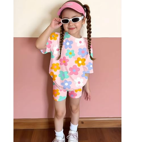 4YOU Dresses Beautiful Cotton Blend Fabric with Beautiful Print Tshirt and Half Pant For Girls - Image 5 thumbnail