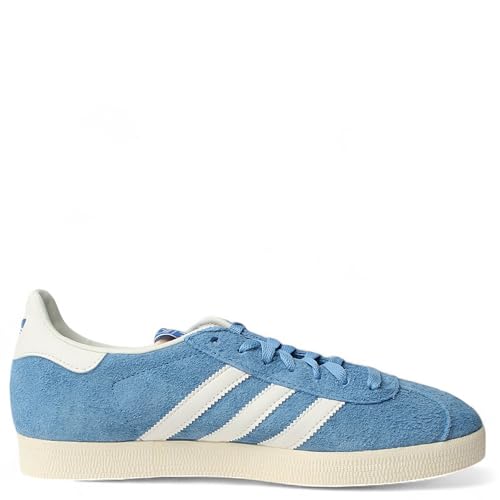 Image of Men's Adidas Gazelle Shoes - Light Blue / Off White / Cream White