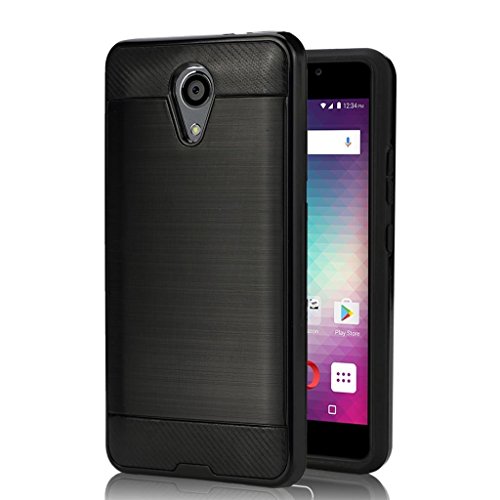 BLU Life One X2 L0090UU Case ,Shockproof Absorption Anti Scratch Rugged High Impact Hybrid Slim Protector Case For BLU Life One X2 L0090UU -BLACK