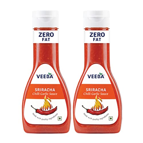 Image of VEEBA Sriracha Chilli Garlic Sauce, 320 Gram-Pack Of 2