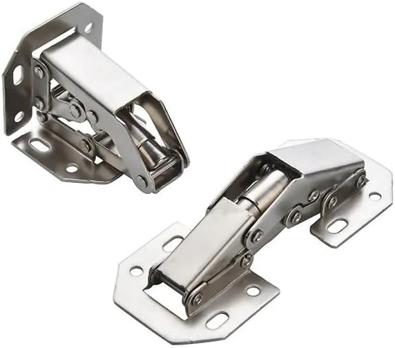 Adjustable Hinges Door Closing Hinges 4pcs 3Inch Cabinet Hydraulic Door Soft Close Hinge Furniture(4 Inch)