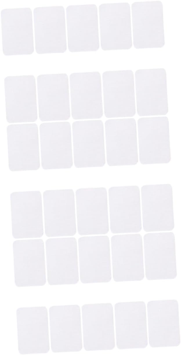 STOBOK 60pcs Rectangular Sofa Sticker Double-Sided Self-Adhesive Carpet Marker Decals for Living Room Bedroom Office Decor