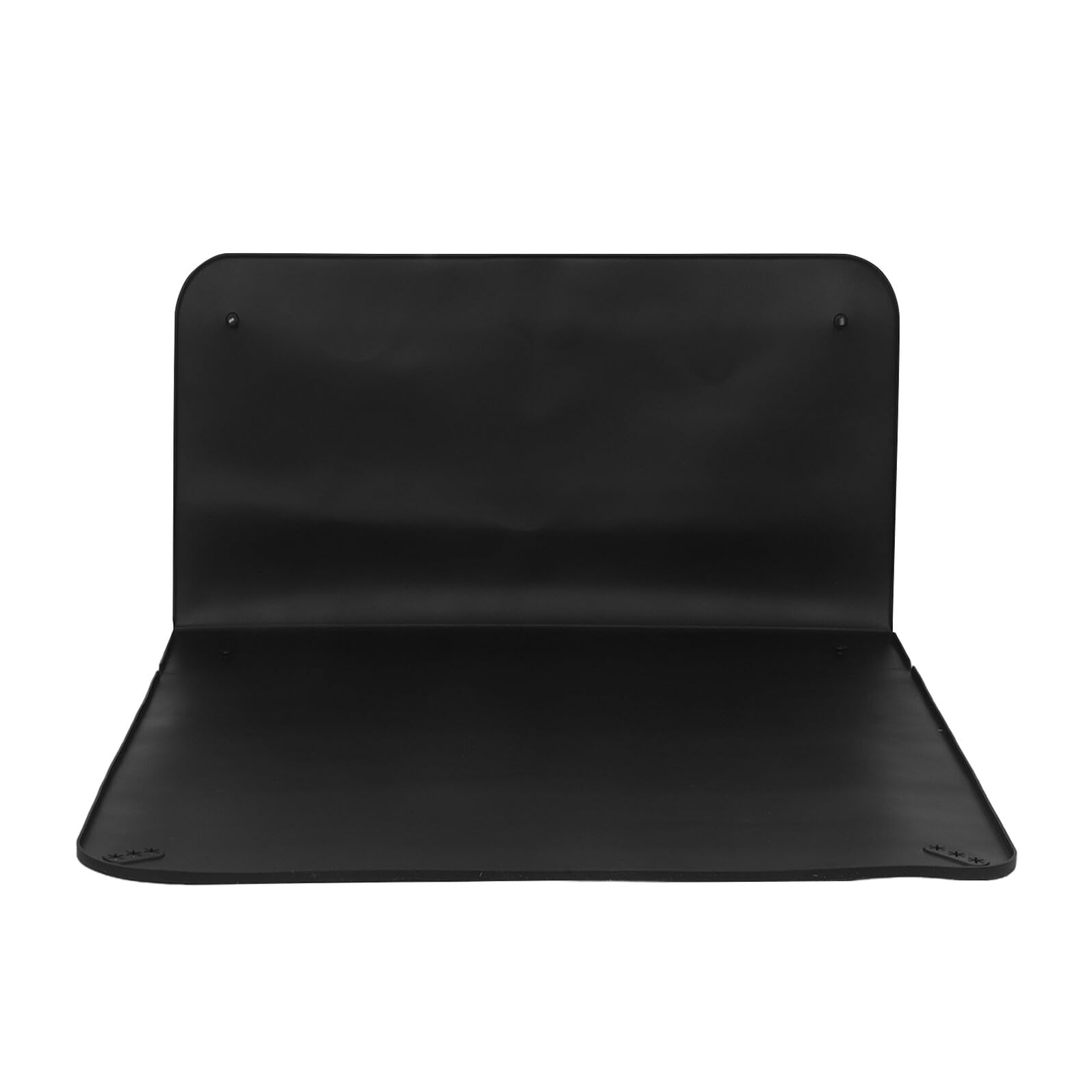Mobestech Supporto per Traversine Cuccioli in Silicone con Ventosa Antiscivolo, Tappetino Igienico Nero Compatto e Facile da Lavare per Aree Animali Domestici