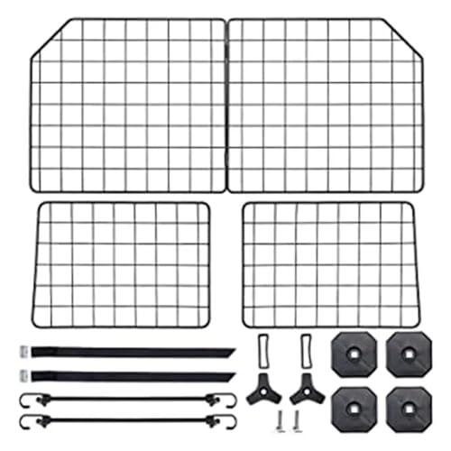 COOLOUS Dog Car Barriers for SUVs, Vehicles, Cars, & Trucks, Upgraded Adjustable Heavy-Duty Wire Mesh Pet SUV Barriers Universal-Fit, Car Accessories Safety Travel2pcs 51.2